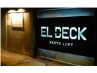 Restaurante El Deck - Resto Loft, En el Deck, el primer restaurante Loft de Quito, difrute de la mejor comida internacional: gastronomía francesa, platos italianos y cocina vegetariana, que se caracteriza además por su decoración estilo Loft y ambiente moderno.

Nuestro bar dispone de los mejores cocteles de autor de la ciudad de quito, bebidas especiales elaboradas con ingredientes exclusivos por nuestro bartender especializada en los más exquisitos cocteles signature. Cada una de nuestras bebidas tiene la firma de su autor. Los cocteles de El Deck Resto Loft son del mejor estilo moderno de la capitales europeas.

El bar de El Deck tiene especialidades en cervezas importadas de Francia, Alemania, es decir un auténtico bar europeo con la decoración de un pub ingles de Londres o bistró de parís.

Una amplia carta de vinos chilenos, argentinos e internacionales (vinos franceses, italianos y españoles) le espera desde nuestra cava de vinos.