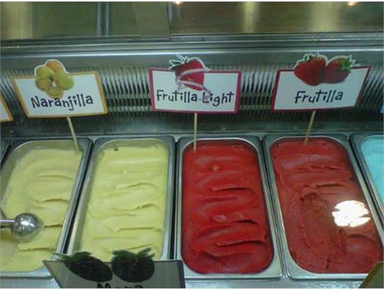 algunos de los sabores